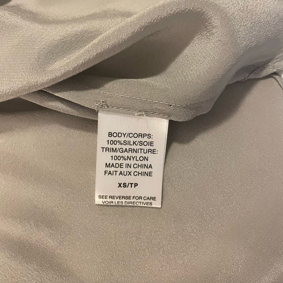 Cami NYC lattice/braided neckline 100% silk camisole - Picture 7 of 8